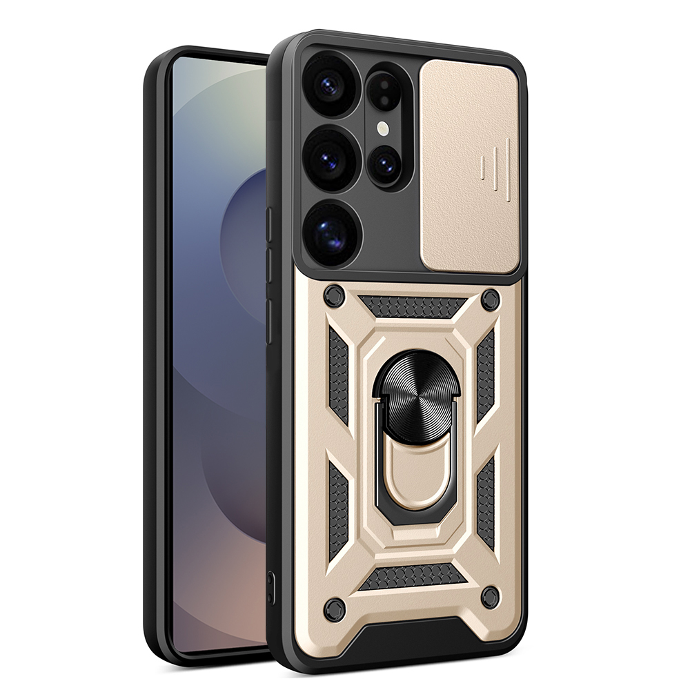 Levně Techsuit CamShield Series Samsung Galaxy S25 Ultra zlatý