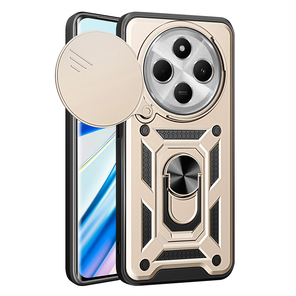 Levně Techsuit CamShield Series pro Xiaomi Redmi 14C Poco C75 zlatá