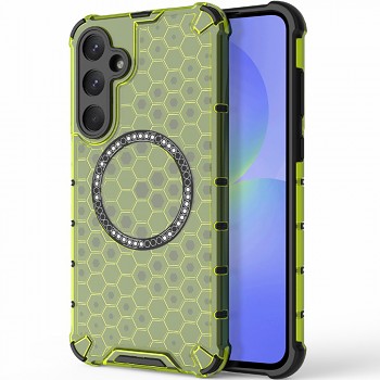 Techsuit HoneyComb Shield MagSafe pro Samsung Galaxy A36 5G limetková