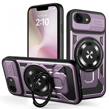 Techsuit RuggedCam pro iPhone 16e fialová