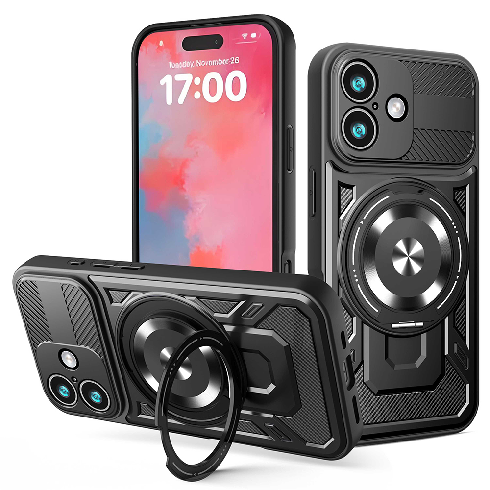 Levně Techsuit RuggedCam pro iPhone 17 černá