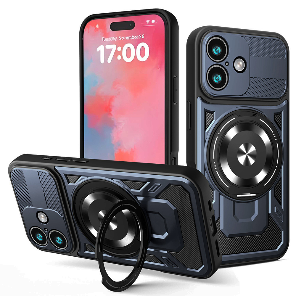 Levně Techsuit RuggedCam pro iPhone 17 modrá