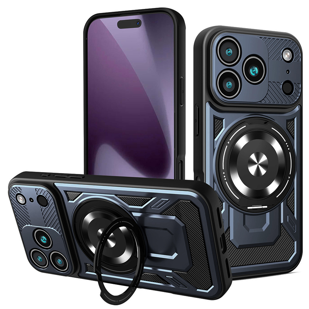 Levně Techsuit RuggedCam pro iPhone 17 Pro modrá