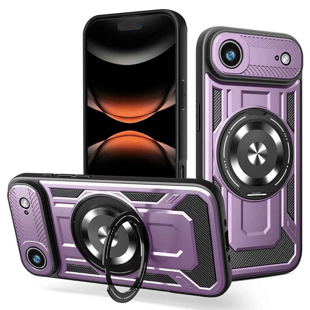 Levně Techsuit RuggedCam iPhone 17 Air Fialová