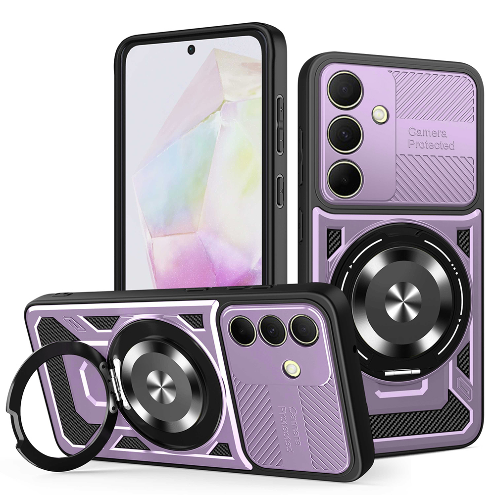 Levně Techsuit RuggedCam pro Samsung Galaxy A35 5G fialová
