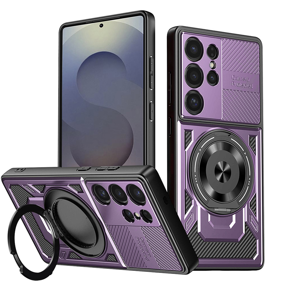 Levně Techsuit RuggedCam pro Samsung Galaxy S25 Ultra fialová