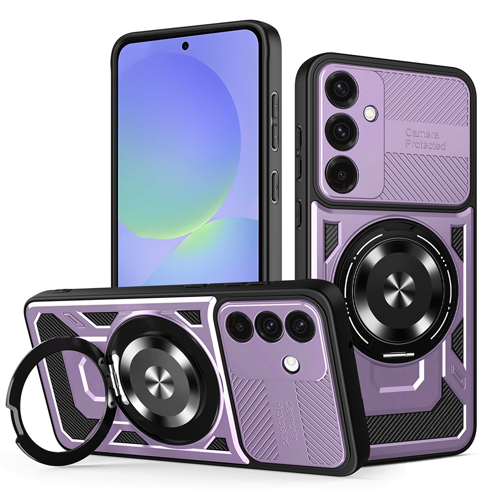 Levně Techsuit RuggedCam pro Samsung Galaxy A36 5G A56 5G fialová