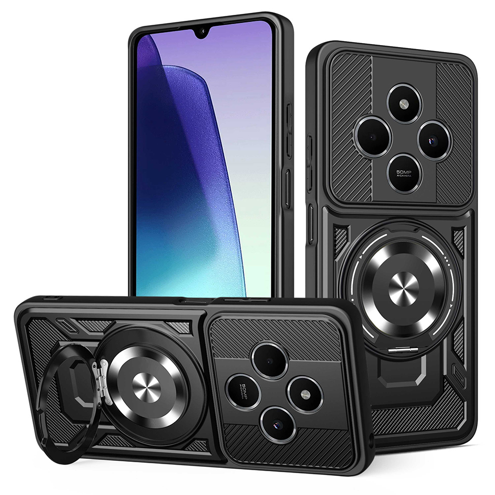 Levně Odolný kryt Techsuit RuggedCam pro Xiaomi Redmi 14C Poco C75 černý
