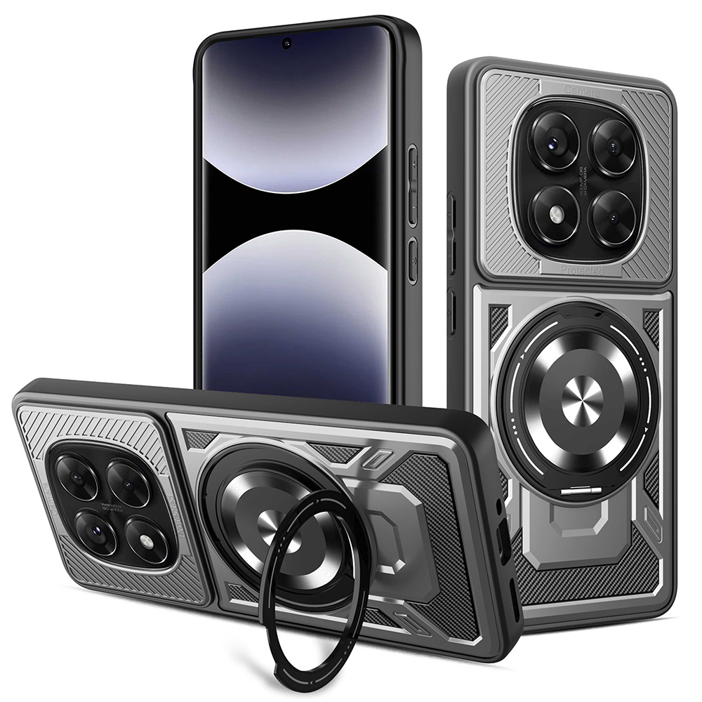 Levně Techsuit RuggedCam pro Xiaomi Redmi Note 14 Pro 5G Note 14 Pro+ 5G Poco X7 šedá
