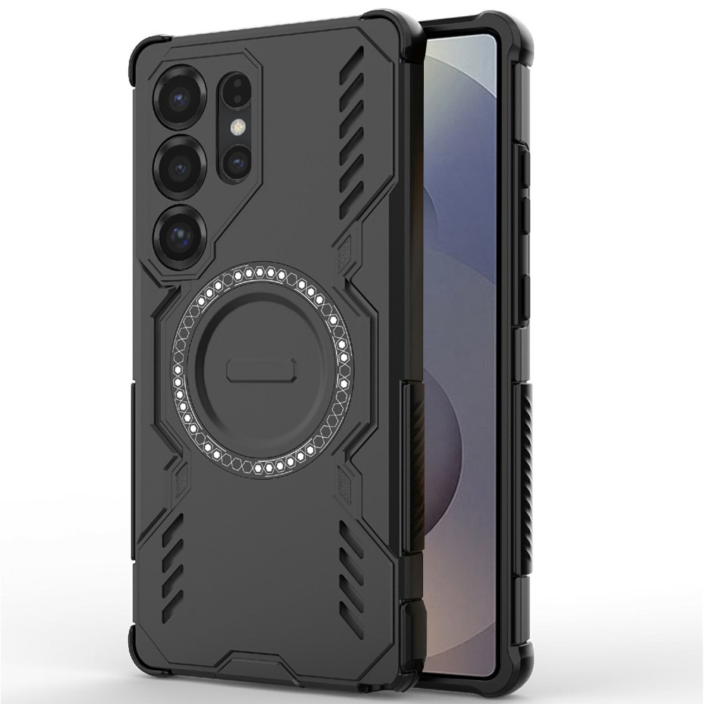 Levně Pouzdro Techsuit ArmorMag pro Samsung Galaxy S25 Ultra černé