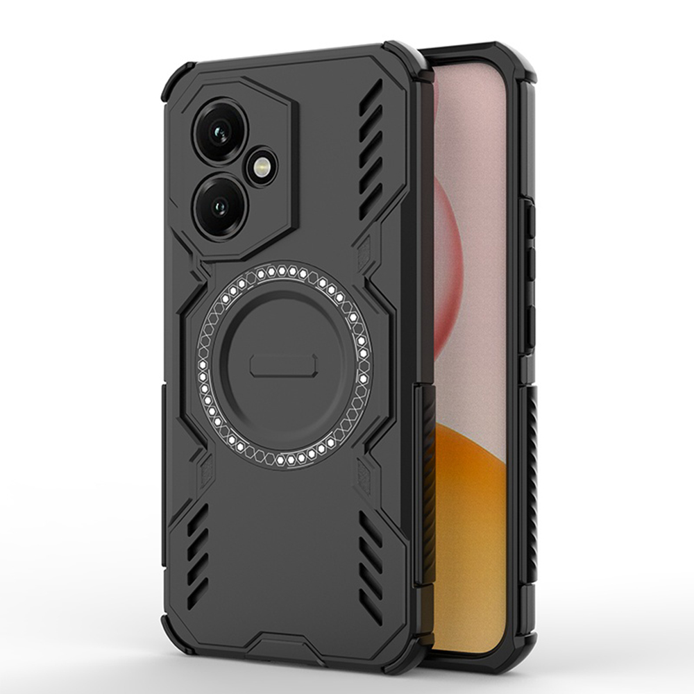 Levně Pouzdro Techsuit ArmorMag pro Honor 400 černé