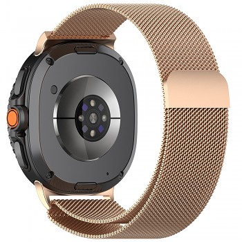 Techsuit řemínek pro Samsung Galaxy Watch8 40mm/44mm/Classic růžově zlatý