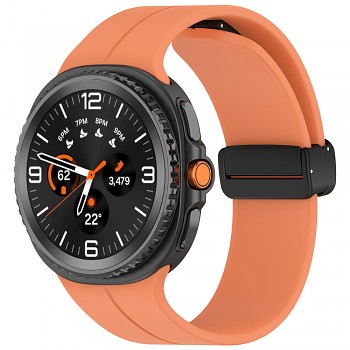 Techsuit řemínek Samsung Galaxy Watch8 40mm/44mm/Classic oranžový