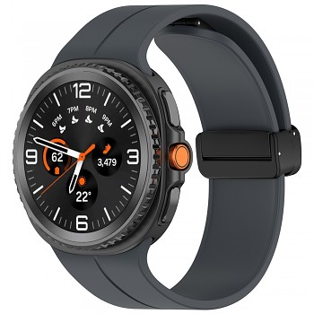 Techsuit řemínek Samsung Galaxy Watch8 40mm/44mm/Classic šedý