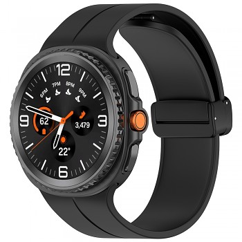 Techsuit řemínek Samsung Galaxy Watch8 40mm/44mm/Classic černý