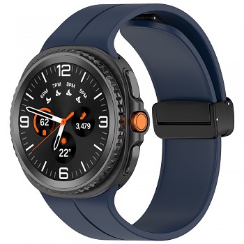 Techsuit řemínek Samsung Galaxy Watch8 40mm/44mm/Classic námořnická modrá