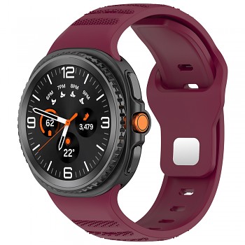 Řemínek Techsuit pro Samsung Galaxy Watch8 40mm/44mm/Classic Bordeaux
