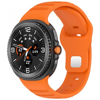 Techsuit řemínek pro Samsung Galaxy Watch8 40mm/44mm/Classic oranžový