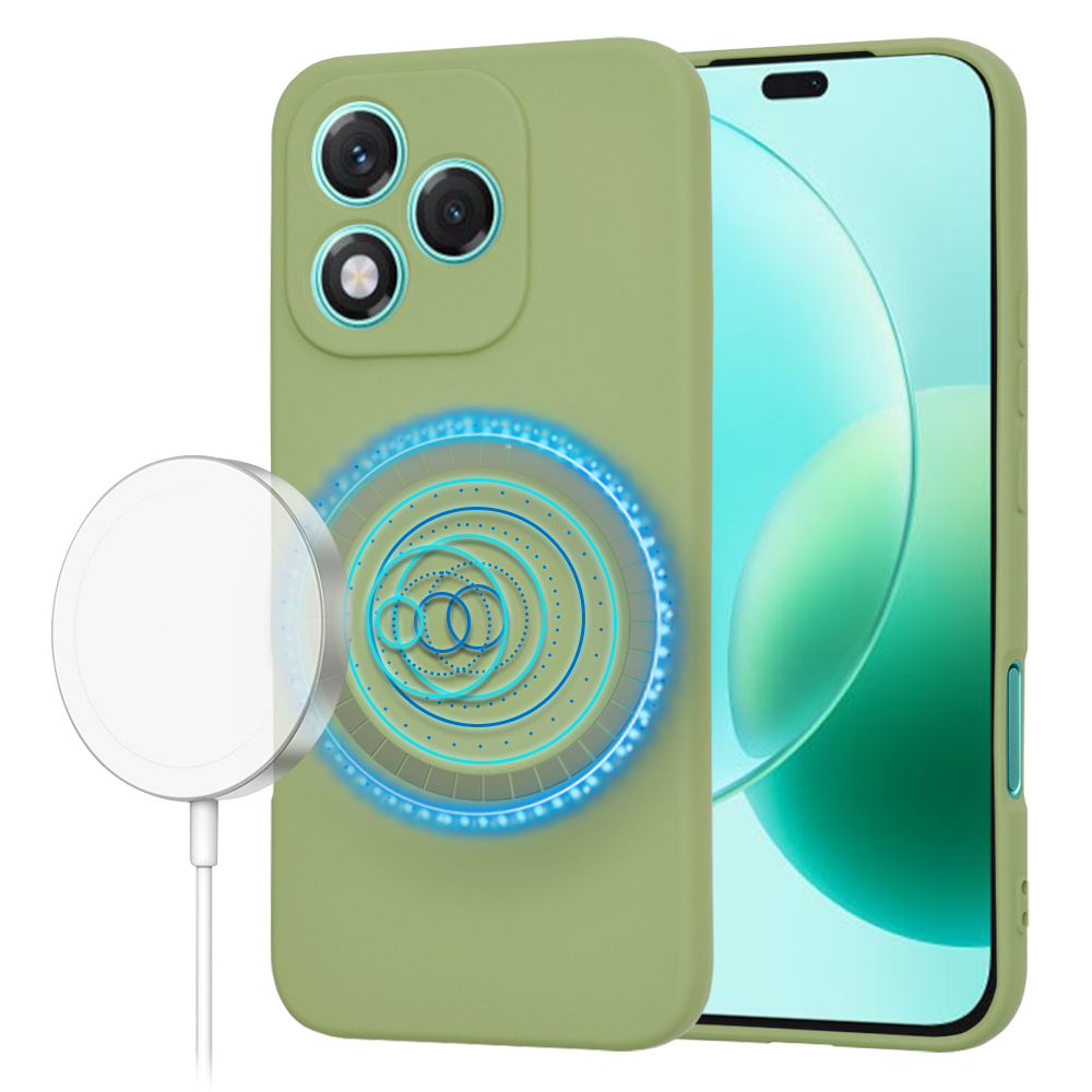 Levně Techsuit SoftFlex MagSafe pro Honor 400 Lite v barvě matcha