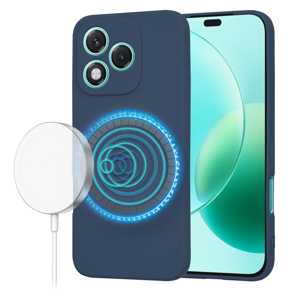 Levně Techsuit SoftFlex MagSafe Honor 400 Lite námořnická modrá