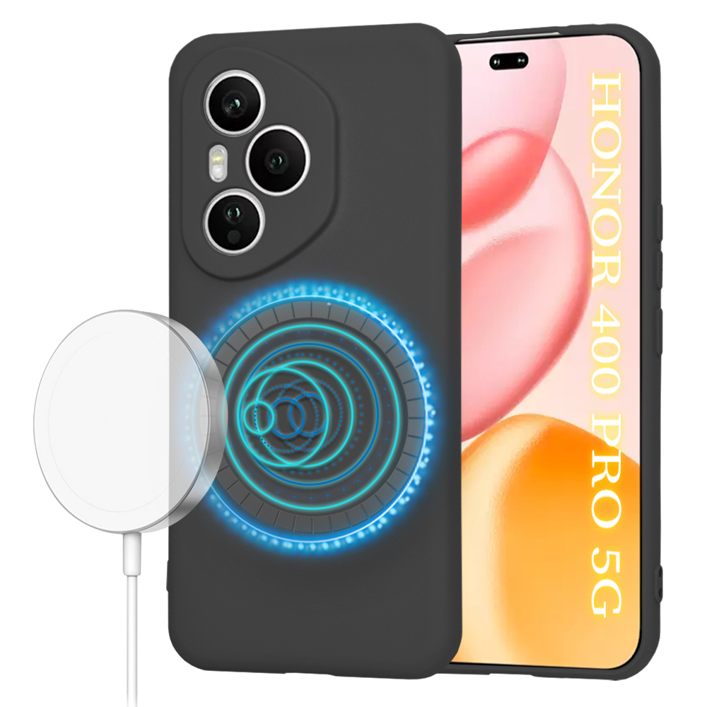 Levně Techsuit SoftFlex MagSafe Honor 400 Pro černý