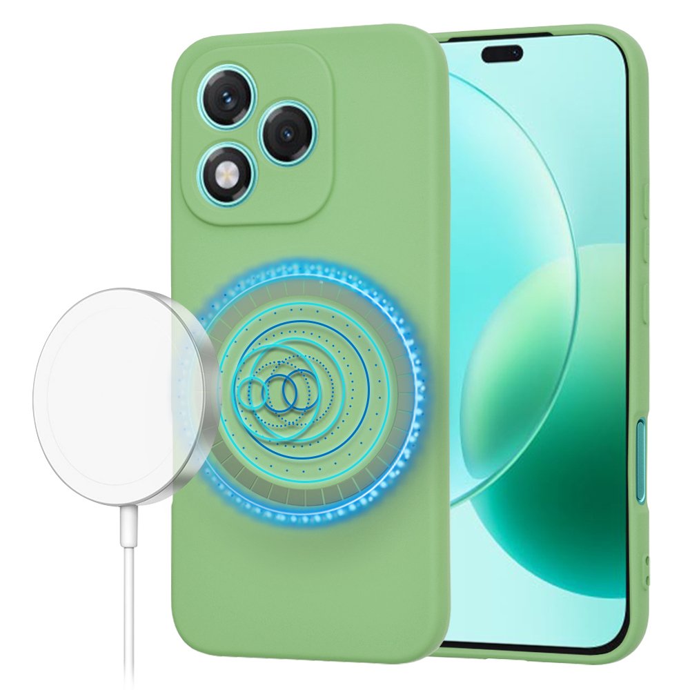 Levně Techsuit SoftFlex MagSafe Honor 400 Lite mátově zelený