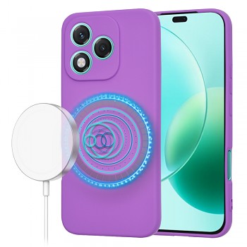 Pouzdro Techsuit SoftFlex MagSafe pro Honor 400 Lite fialové