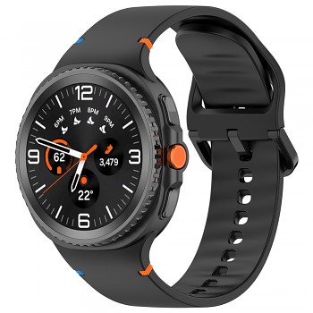 Techsuit řemínek Samsung Galaxy Watch8 40mm/44mm/Classic černý