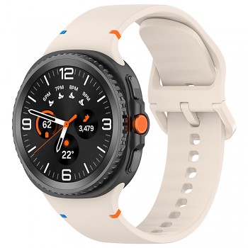 Techsuit řemínek Samsung Galaxy Watch8 40mm/44mm/Classic kašmírový krém