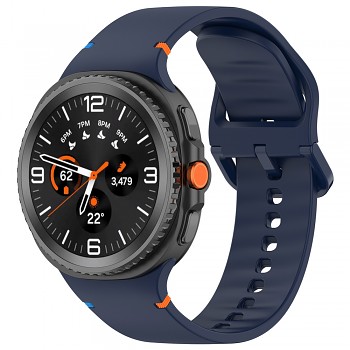 Techsuit řemínek Samsung Galaxy Watch8 40mm/44mm/Classic modrá hloubka