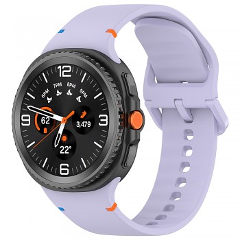 Techsuit řemínek Samsung Galaxy Watch8 40mm/44mm/Classic bledě lila