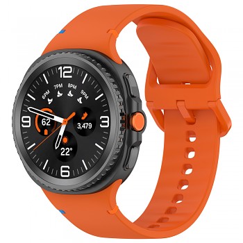 Řemínek Techsuit pro Samsung Galaxy Watch8 40mm/44mm Classic podzimní sienna