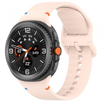 Techsuit řemínek Samsung Galaxy Watch8 40mm/44mm/Classic krémový puff