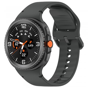 Techsuit řemínek Samsung Galaxy Watch8 40mm/44mm/Classic grafitový karbon