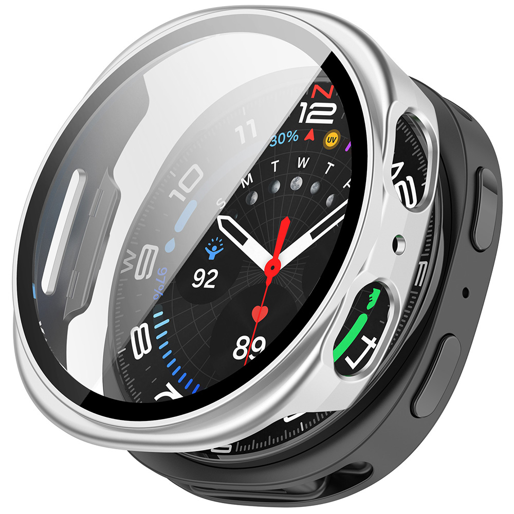 Levně Techsuit Defense360 Pro Ochranné sklo Samsung Galaxy Watch8 40mm Stříbrná