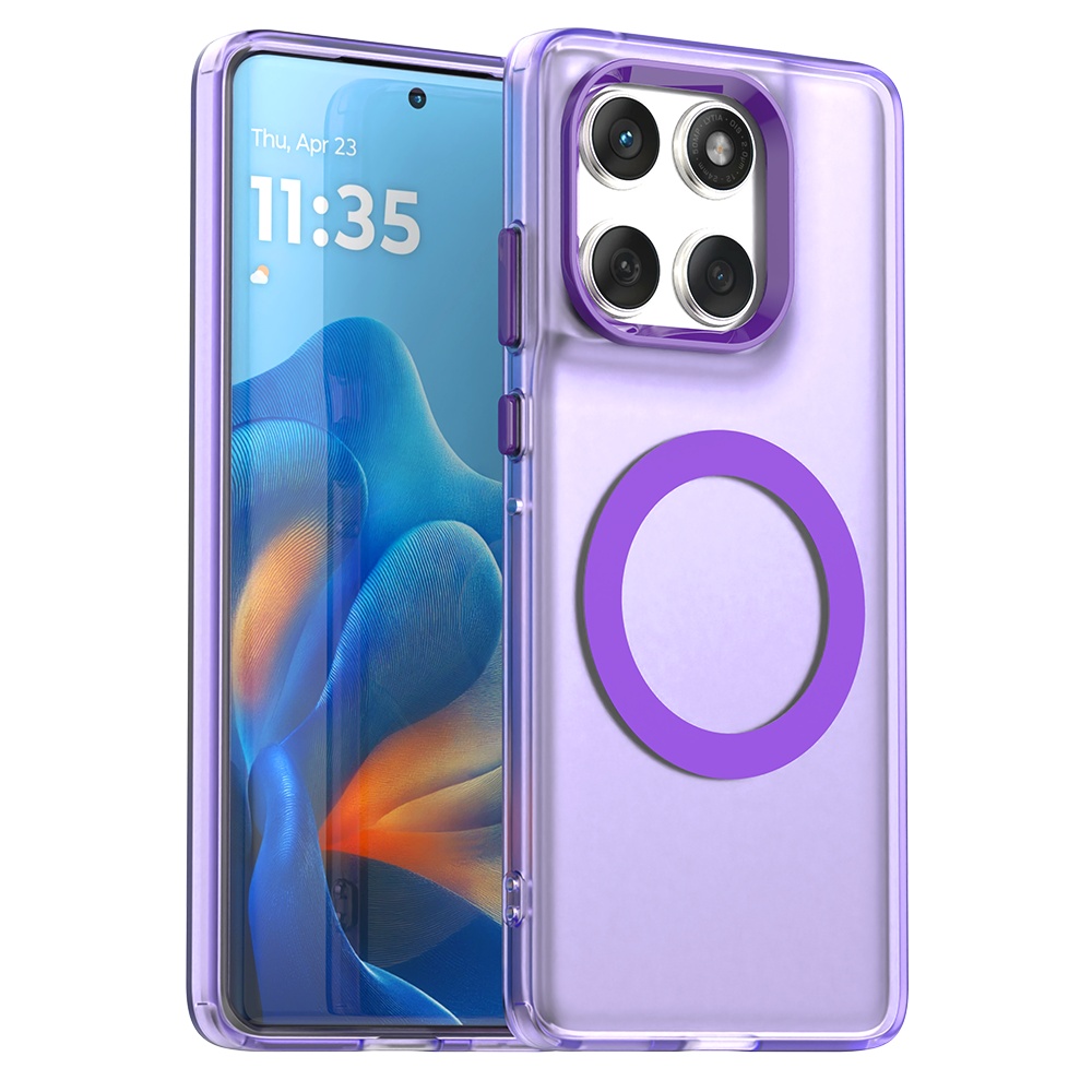 Techsuit CandyCase MagSafe pro Motorola Edge 60 Edge 60 Fusion fialová