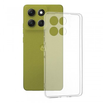 Techsuit silikonové pouzdro Motorola Moto G86 průhledné