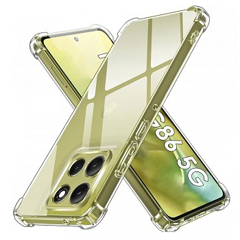 Techsuit Shockproof průhledný silikonový obal Motorola Moto G86 průhledný