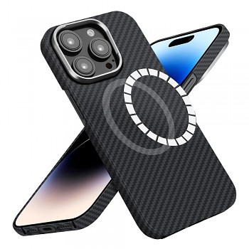 Techsuit Aramid Fiber MagSafe pro iPhone 14 Pro černý