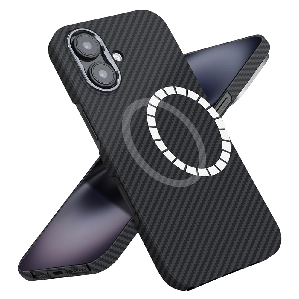Levně Techsuit Aramid Fiber MagSafe pro iPhone 16 černý