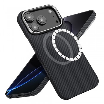 Techsuit Aramid Fiber MagSafe pro iPhone 17 Pro Max černý