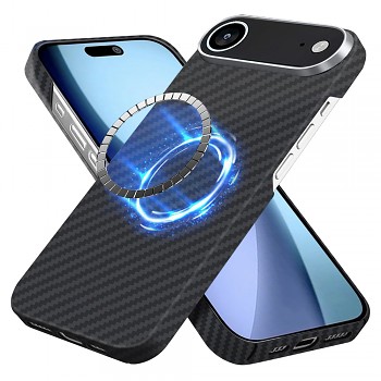 Techsuit Aramid Fiber MagSafe pro iPhone 17 Air černý