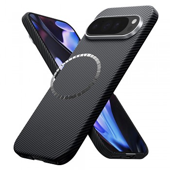 Techsuit Aramid Fiber MagSafe Google Pixel 9 Pro XL černý