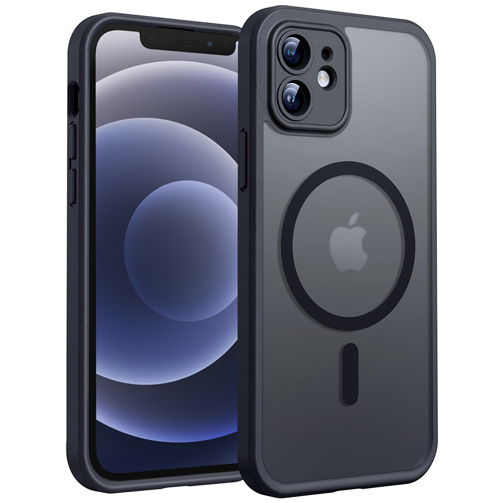 Levně Techsuit PureFrost MagSafe pro iPhone 12 v matné černé