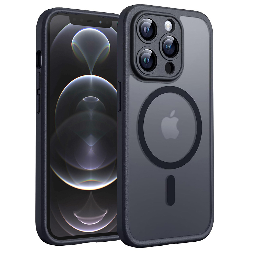 Levně Techsuit PureFrost MagSafe pro iPhone 12 Pro v matné černé