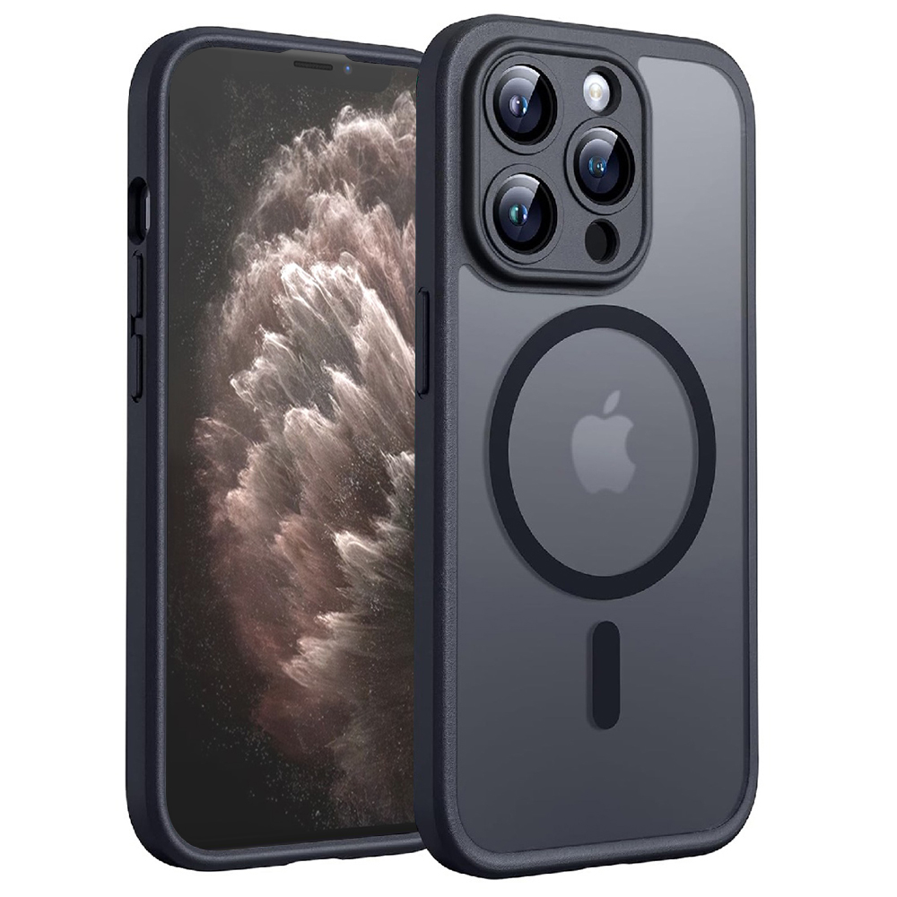 Levně Techsuit PureFrost MagSafe pro iPhone 11 Pro v matné černé