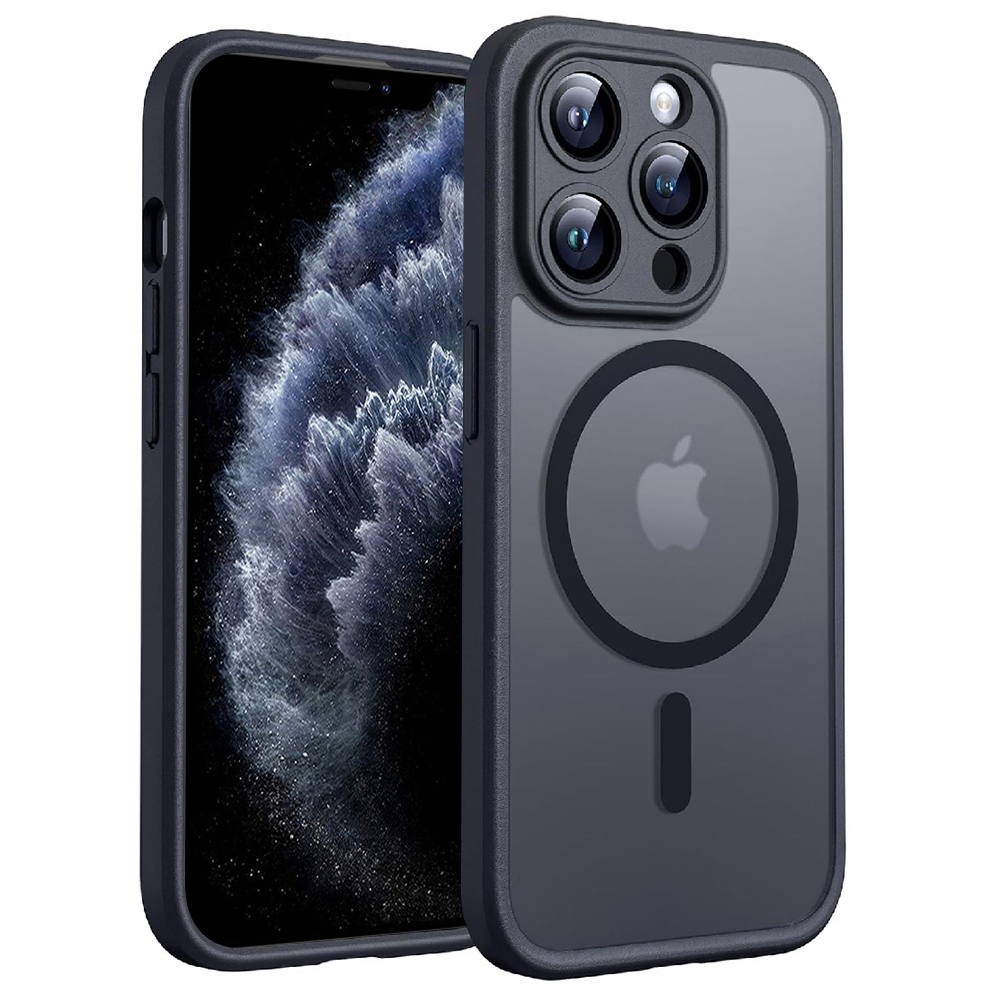 Levně Techsuit PureFrost MagSafe pro iPhone 11 Pro Max v matné černé