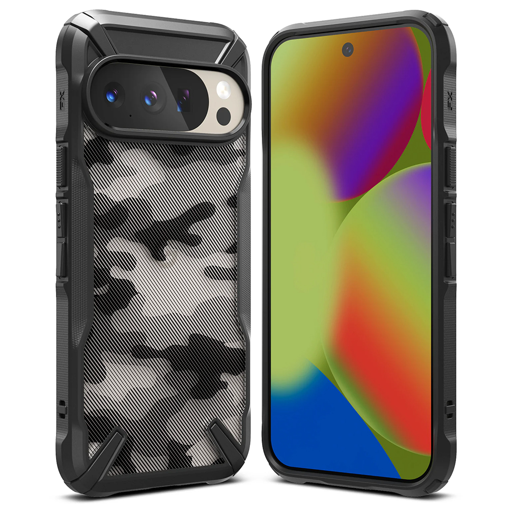 Levně Ringke Fusion X Design Google Pixel 10 / 10 Pro maskáčově černá