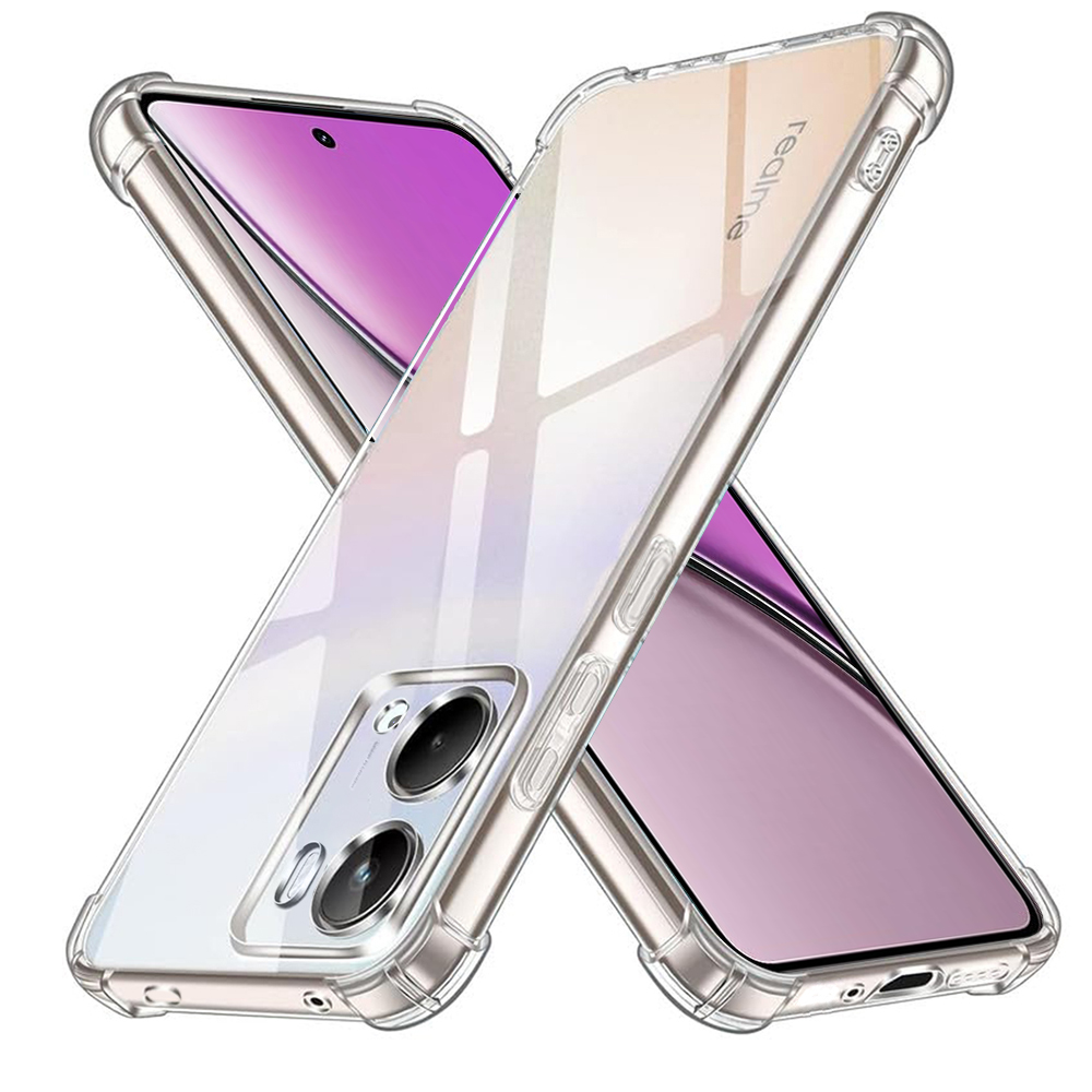 Levně Techsuit Shockproof průhledný silikon Realme P3 5G průhledný