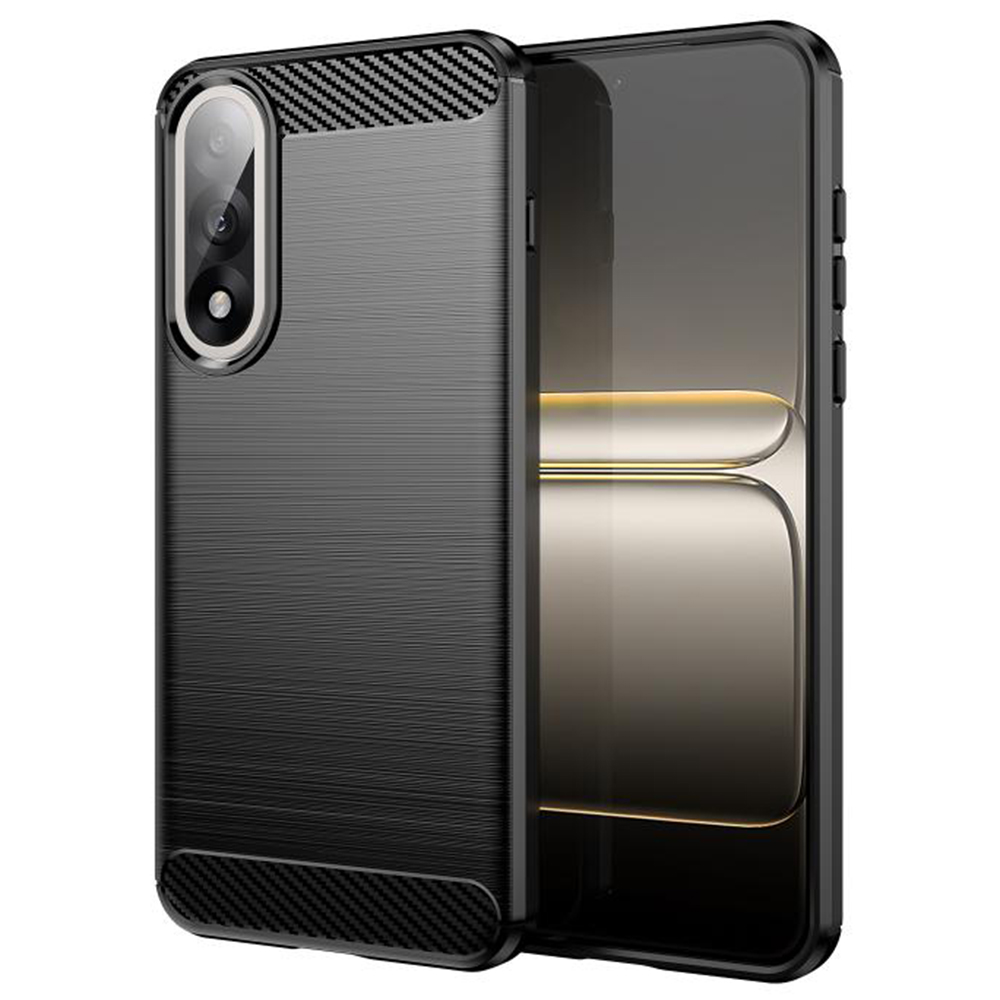 Levně Pouzdro Techsuit Carbon Silicone pro OnePlus Nord 5 černé